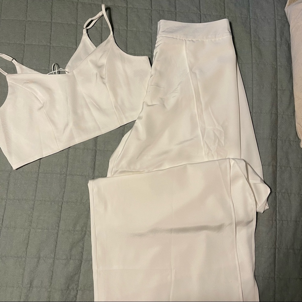 White Two Piece Set